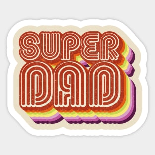 Super dad Sticker
